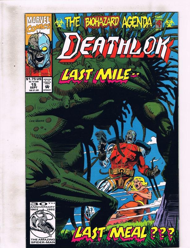 Lot of 3 Deathlok Marvel Comic Book #15 16 17 KS2