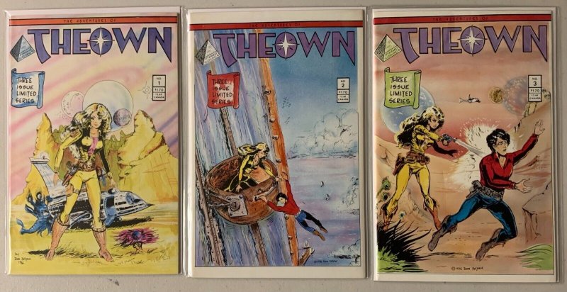 Adventures of Theow set #1-3 Pyramid 3 different books 8.0 VF (1986)