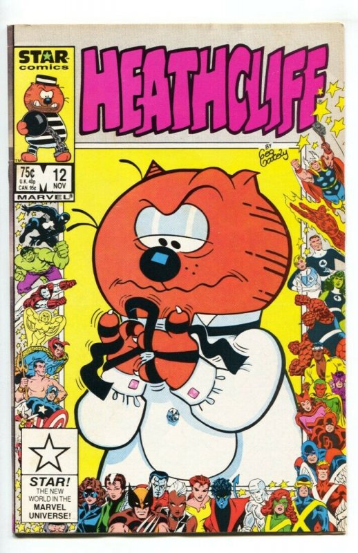 HEATHCLIFF #12 Marvel/Star 1986 Anniversary cvr-VF