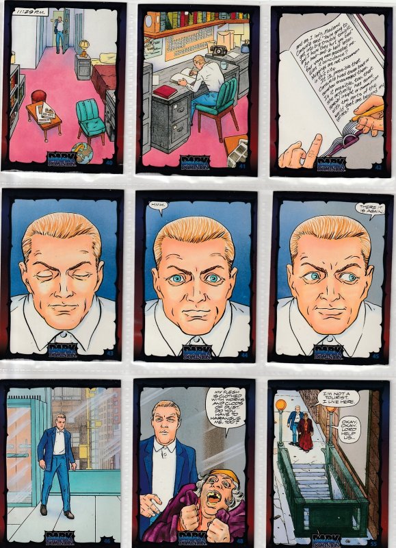 Dark Dominion # 0 Trading Cards  Rare Steve Ditko painted art ! 117 Cards !