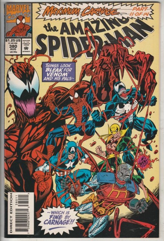 Amazing Spider-Man #380 (Nov-93) NM+ Super-High-Grade Spider-Man