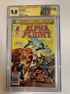 Alpha Flight (1983) # 1 (CGC 9.8 WP SS) Canadian CPV | Puck Remark Terry Austin