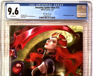 ?~MARVEL~AMAZING SPIDER-MAN #15~?~R1CO~TRADE DRESS VARIANT~?~CGC 9.6~?