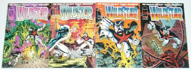 WildStar #1-3 FN/VF complete series + variant - image comics set lot 1995