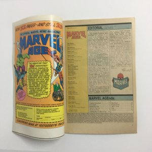 Marvel Age #12 - 1st Spider-Man Symbiote Costume art - Predates ASM #252 - 1984 