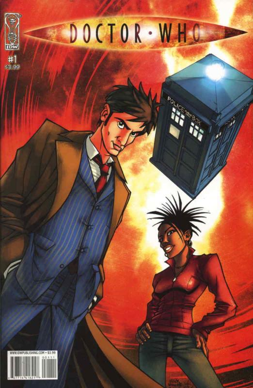 Doctor Who (2nd Series) #1 VF/NM; IDW | joe hill's locke & key #1 preview