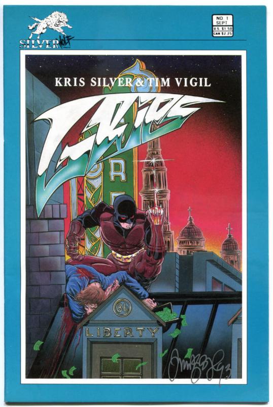 GRIPS #1, VF/NM, Signed by Tim Vigil, SilverWolf, 1986, more indies in our store