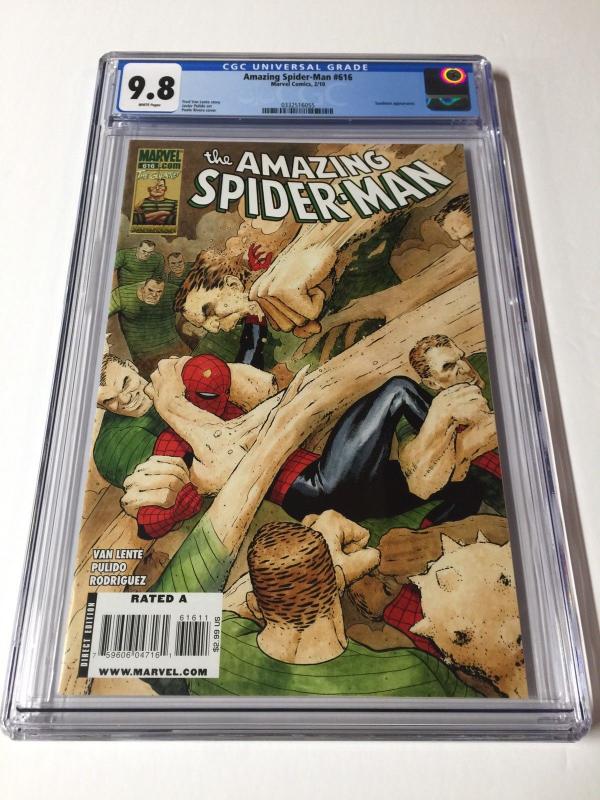 Amazing Spider-man 616 Cgc 9.8 White Pages