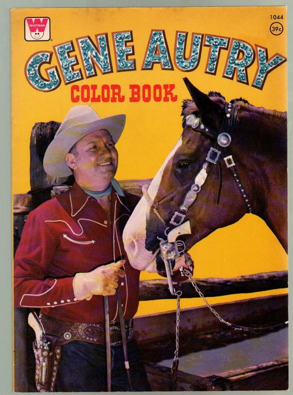 Gene Autry Coloring Book #1044 1975-39¢ cover price-unused-VF+