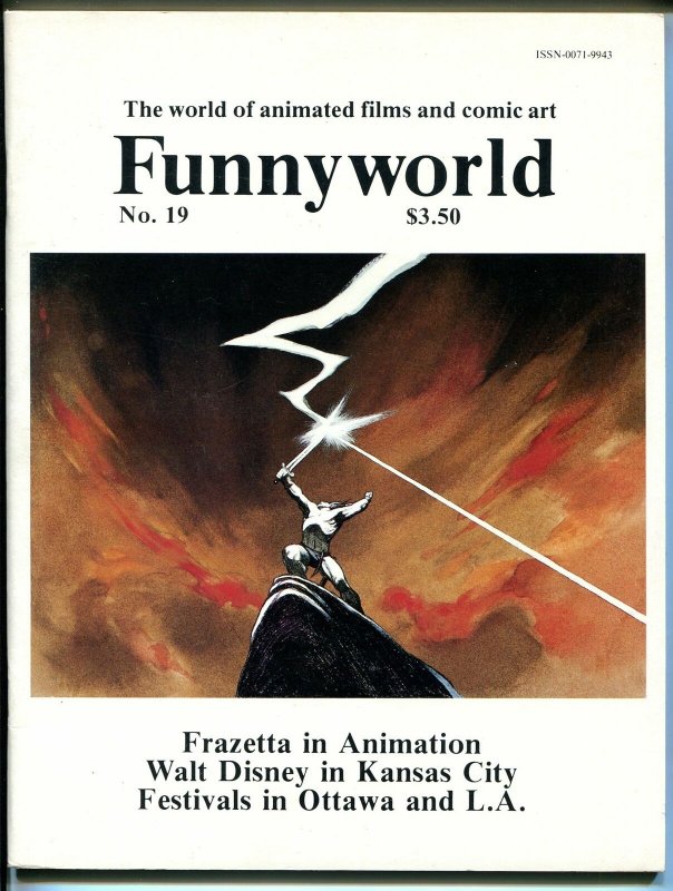 Funnyworld  #19 1978-Frank Frazetta-Walt disney in Kansas City-VF 