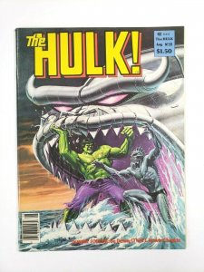 The HULK! #22 Marvel Comics Magazine 1980 Bob Larkin Cover Joe Jusko Frontispiec