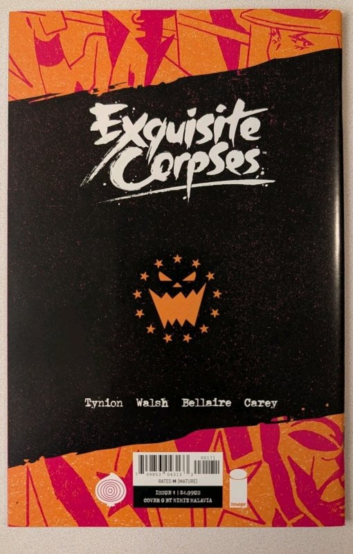 Exquisite Corpses #1 1:50 NM Nimit Malavia Virgin Variant Key Issue