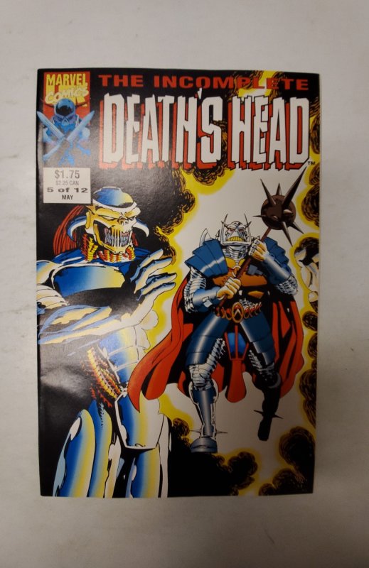 The Incomplete Death's Head (UK) #5 (1993) NM Marvel Comic Book J720