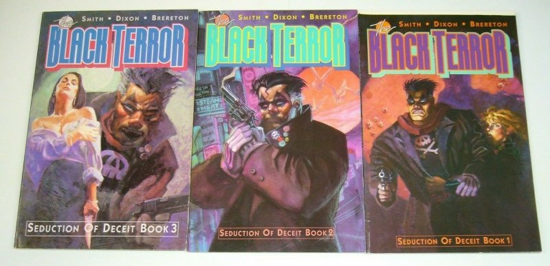 Black Terror: Seduction of Deceit #1-3 VF/NM complete series - dan brereton 2