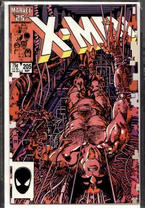 The Uncanny X-Men #205 (1986) X-Men