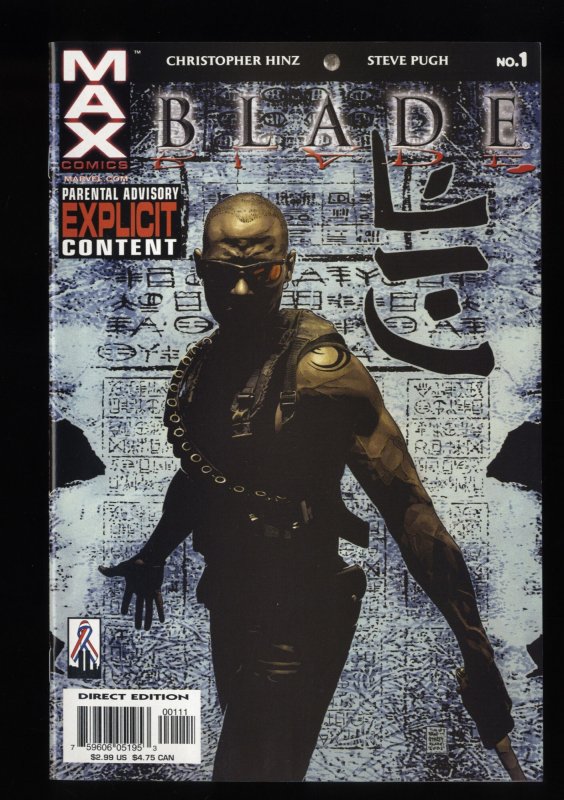 Blade (2002) #1 NM/M 9.8 1st Print Marvel Max Comics!