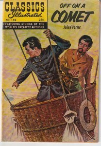 Classics llustrated # 149 Off on a Comet
