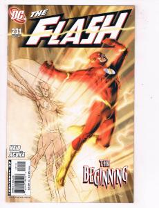 The Flash #231 VF/NM DC Comics Comic Book Waid JLA Oct 2007 DE46
