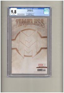 TIMELESS #1 - 2ND PRINT 1:25 MARK BAGLEY VARIANT -CGC 9.8 - MIRACLE MAN COVER