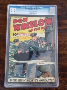 Don Winslow of the Navy 13 CGC 9.2 Crowley Pedigree/File copy Old Pedigree label