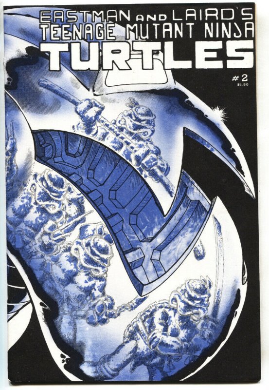 TEENAGE MUTANT NINJA TURTLES #2-First print 1984 comic book 