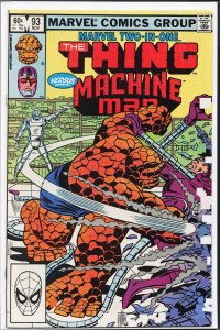 Marvel Two-in-One #93 (1982) The Thing