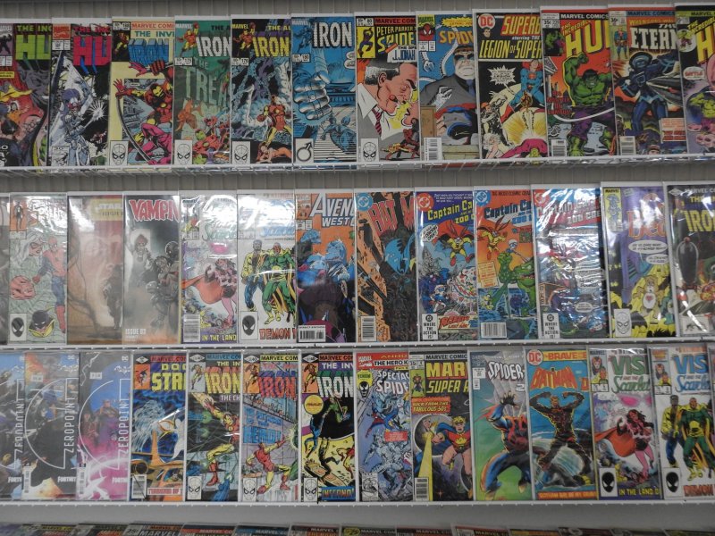 Huge Lot 140+ Comics W/ Batman, Ghost Rider,  Hulk, Wolvie+ Avg VF- Condition!!
