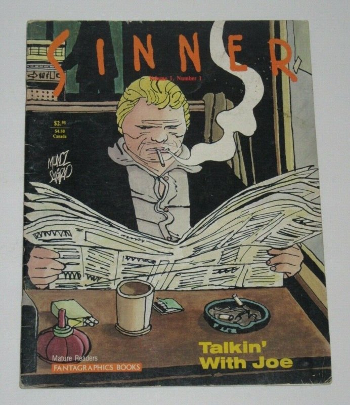 Sinner #1 Jose Munoz 1987 Fantagraphics Books FN/VF