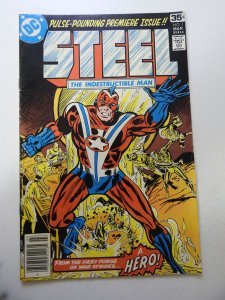 Steel, the Indestructible Man #1 (1978) FN Condition