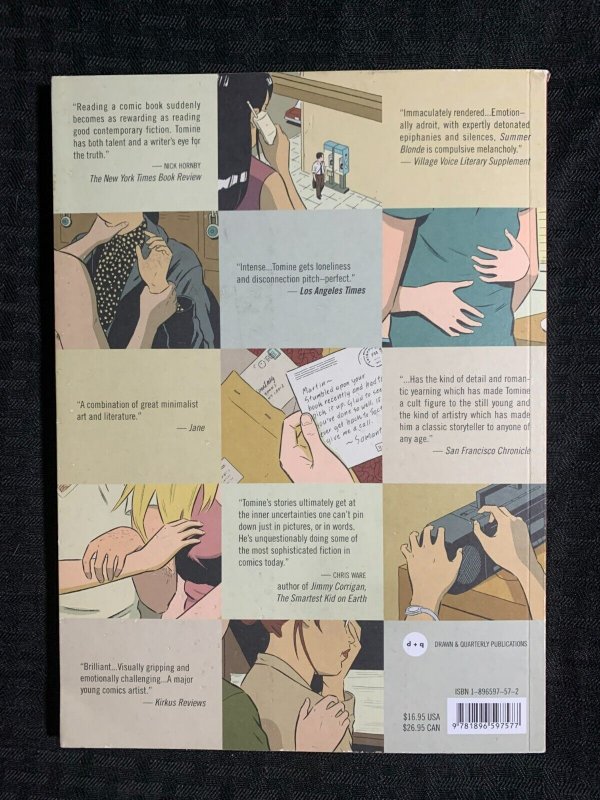 2005 SUMMER BLONDE by Adrian Tomine SC SIGNED VF 8.0 2nd Drawn & Quarterly