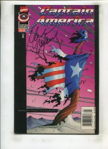 CAPTAIN AMERICA #451 (6.0) SIGNED BY MARK WAID!! 1996