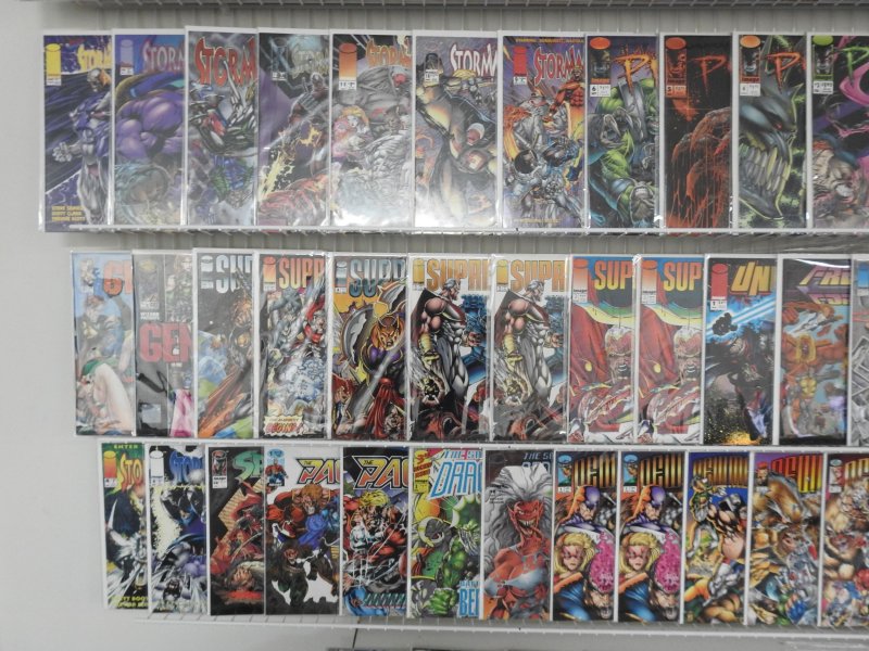 Huge Lot 140+ Comics W/ New Warriors, Savage Dragon, +More! Avg VF Condition!