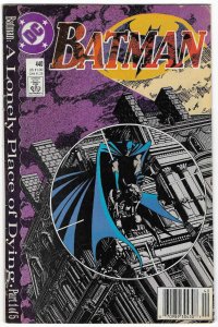 Batman #440 Newsstand Edition (1989)