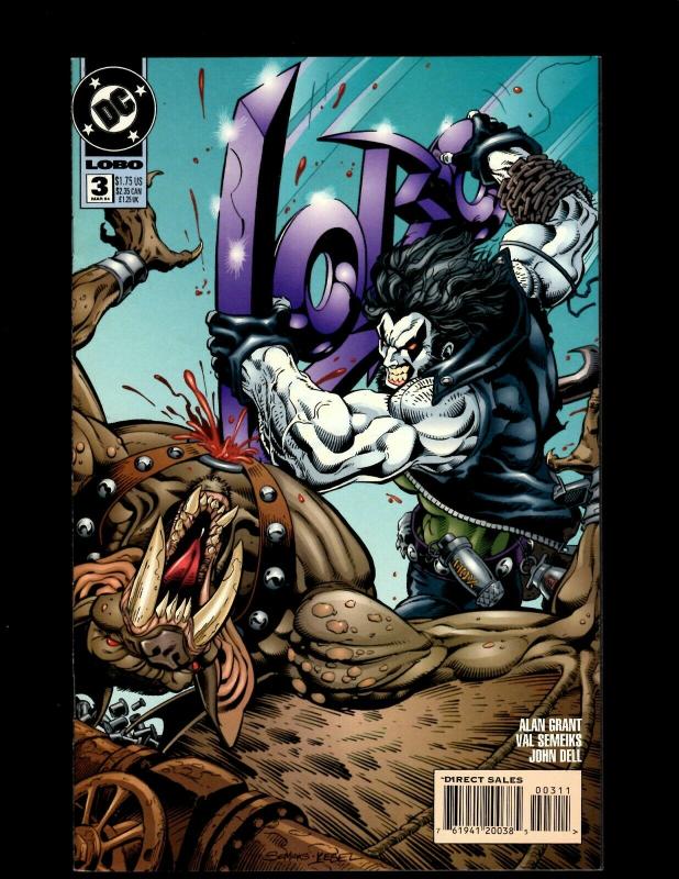 Lot of 12 Lobo DC Comic Books #1 2 3 4 5 7 8 9 0 10 11 12 J407