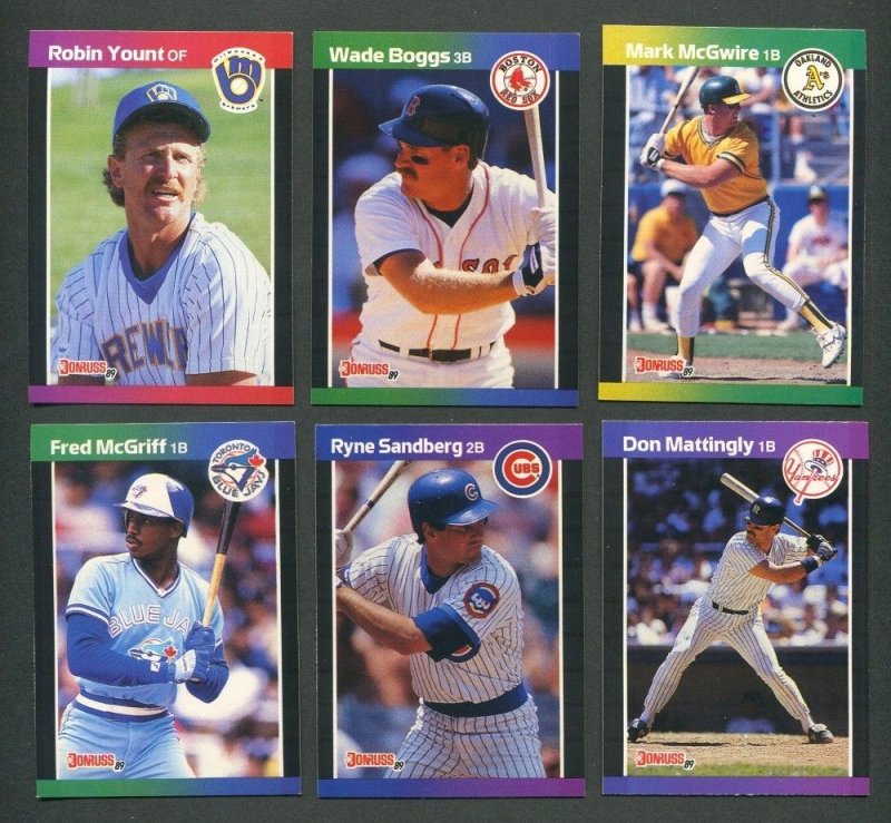 1989 Donruss Baseball Card Set(660) Ken Griffey Jr Rookie MINT