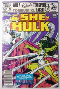 Savage She-Hulk #22 (7.0, 1981 NEWSSTAND)