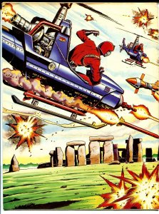 Action Force #18 1987-Marvel-Violent-British GI Joe-tank vs helicopter cover-VF