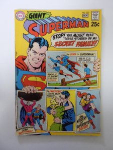 Superman #222 VF- condition