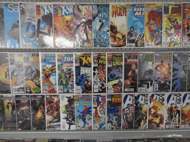 Huge Lot of 150+ Comics W/ Wolverine, Silver Surfer, Hulk! Avg. VF Condition!