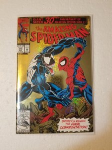 AMAZING SPIDER-MAN #375 NM MARVEL COMICS 1992 - INK MISSPRINT COVER