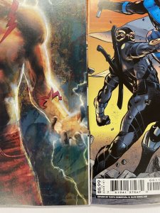 War for Earth 3 #1 CVR A + C 1:25 Sharp VF+ SET OF 2 DC Comics IN-HAND SHIPS NOW