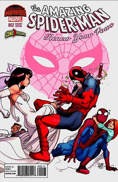 Spider-Man Renew Your Vows #2 Deadpool vs Mary Jane 1st Funny Cover Key Variant