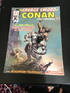 The Savage Sword of Conan #4 (1975) Corbin inside covers art! Gil Kane art! FN