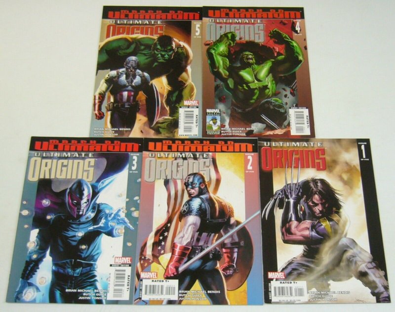 Ultimate Origins #1-5 VF/NM complete series - brian bendis - wolverine marvel