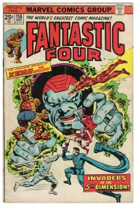 Fantastic Four #158 ORIGINAL Vintage 1975 Marvel Comics