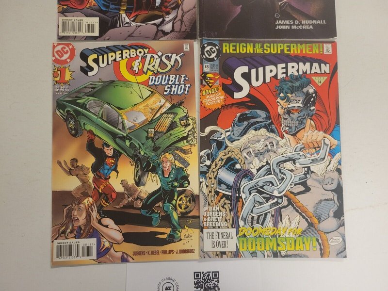 4 DC Comics #1 12 Superboy + #78 Superman + #3 Streets 9 TJ27