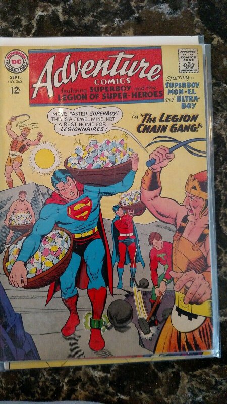 Adventure Comics #360 (Sept 1967, DC) VG+