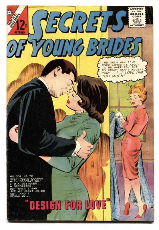 SECRETS OF YOUNG BRIDES #44-CHARLTON-Beatles ad-1964