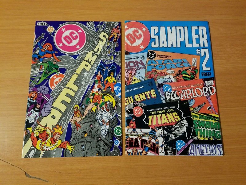 DC Sampler 1-2 Complete Set Run! ~ NEAR MINT NM ~ 1983 DC Comics