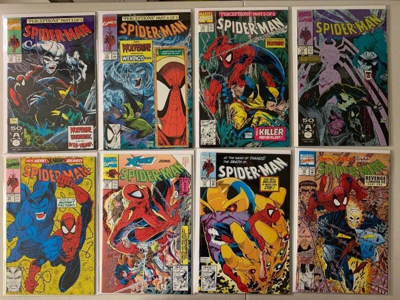 Spider-Man comics lot #2-40 35 diff avg 8.0 (1990-93)